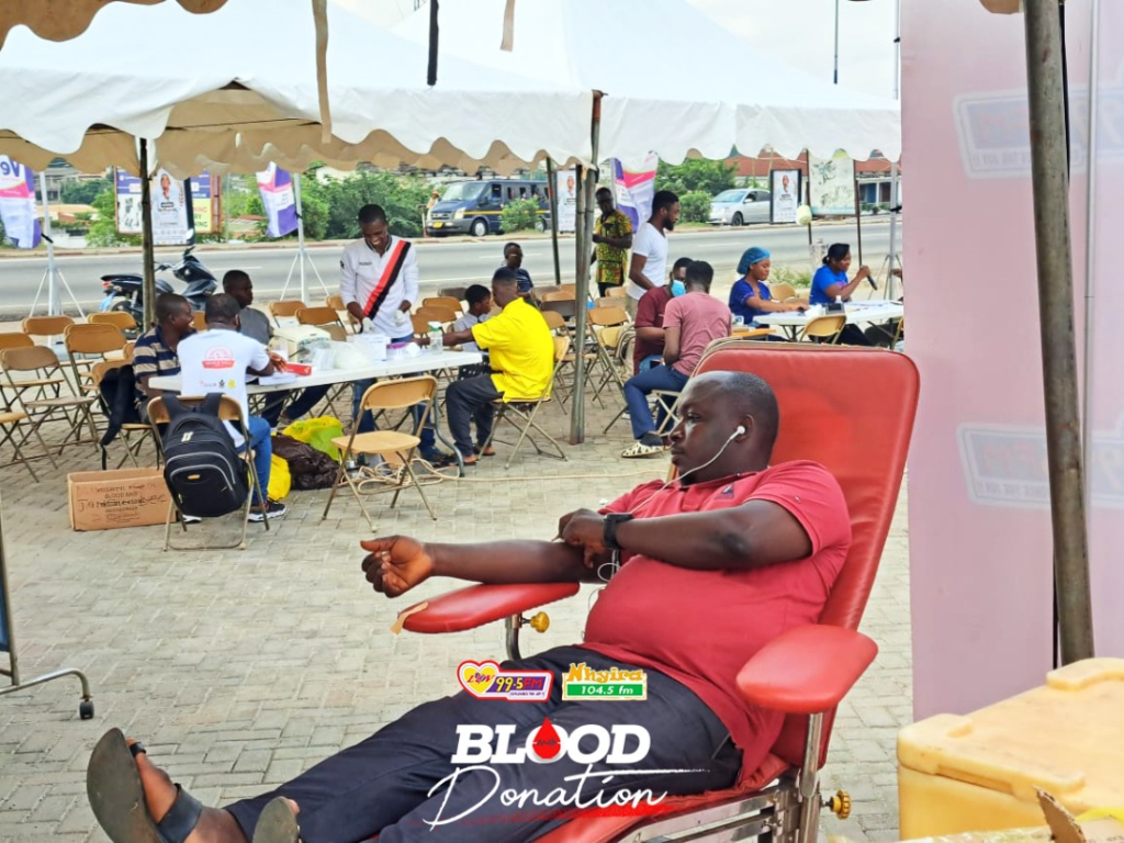 December edition of Luv FM Blood donation collects 116 pints of blood for KATH blood bank