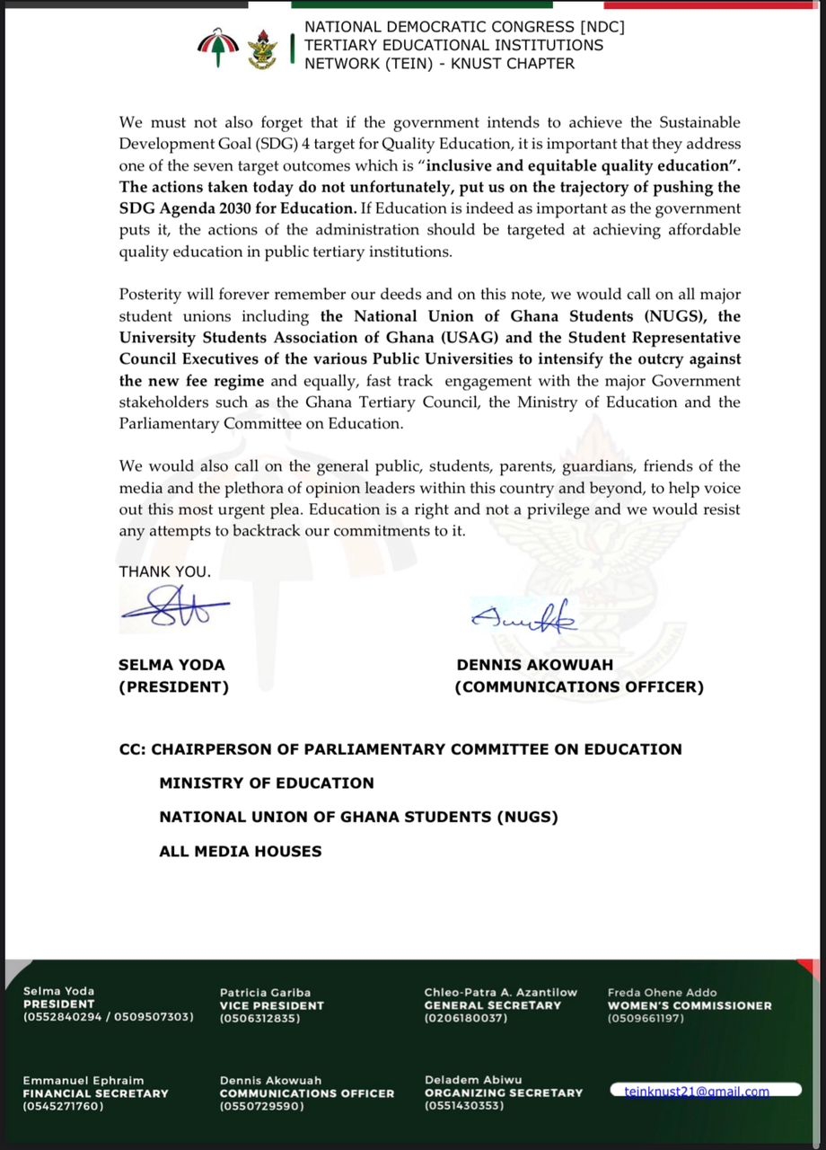 Abolish fees increment in public universities for 2022/2023 academic ...