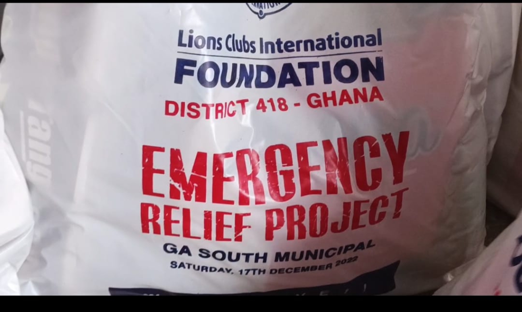 Lions Club International supports Ga South flood victims with ȼ145k goodies