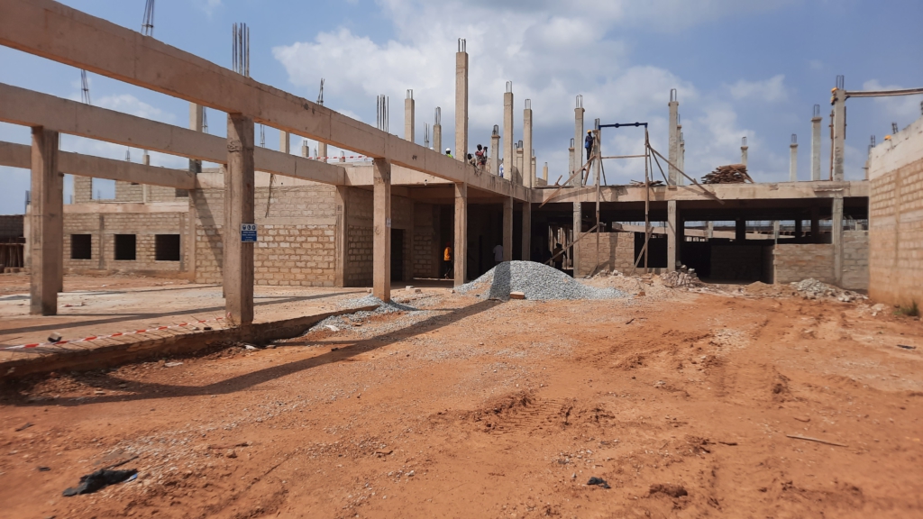 Construction of Obuasi Trauma and Accident Hospital progressing in earnest