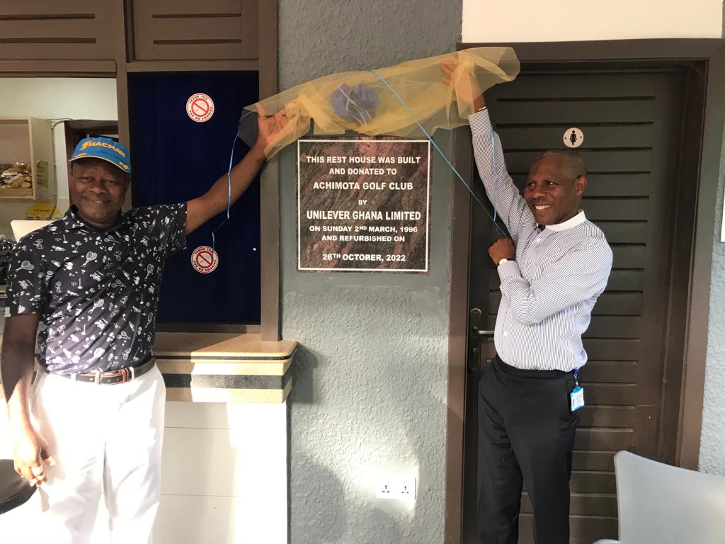 Unilever Ghana PLC refurbishes a halfway house for Achimota Golf Club