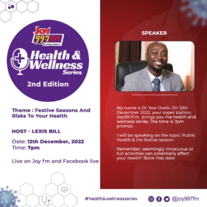 Joy FM’s 'Health & Wellness Series' returns on December 12