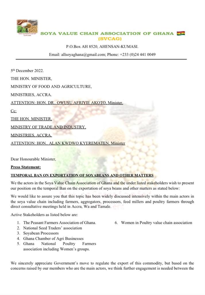 Soya sector players call on government to appoint new leaders along value chain Soya sector players call on government to appoint new leaders along value chain