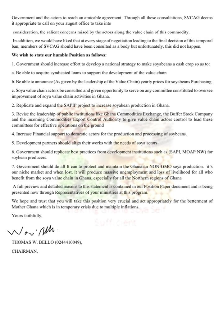 Soya sector players call on government to appoint new leaders along value chain Soya sector players call on government to appoint new leaders along value chain