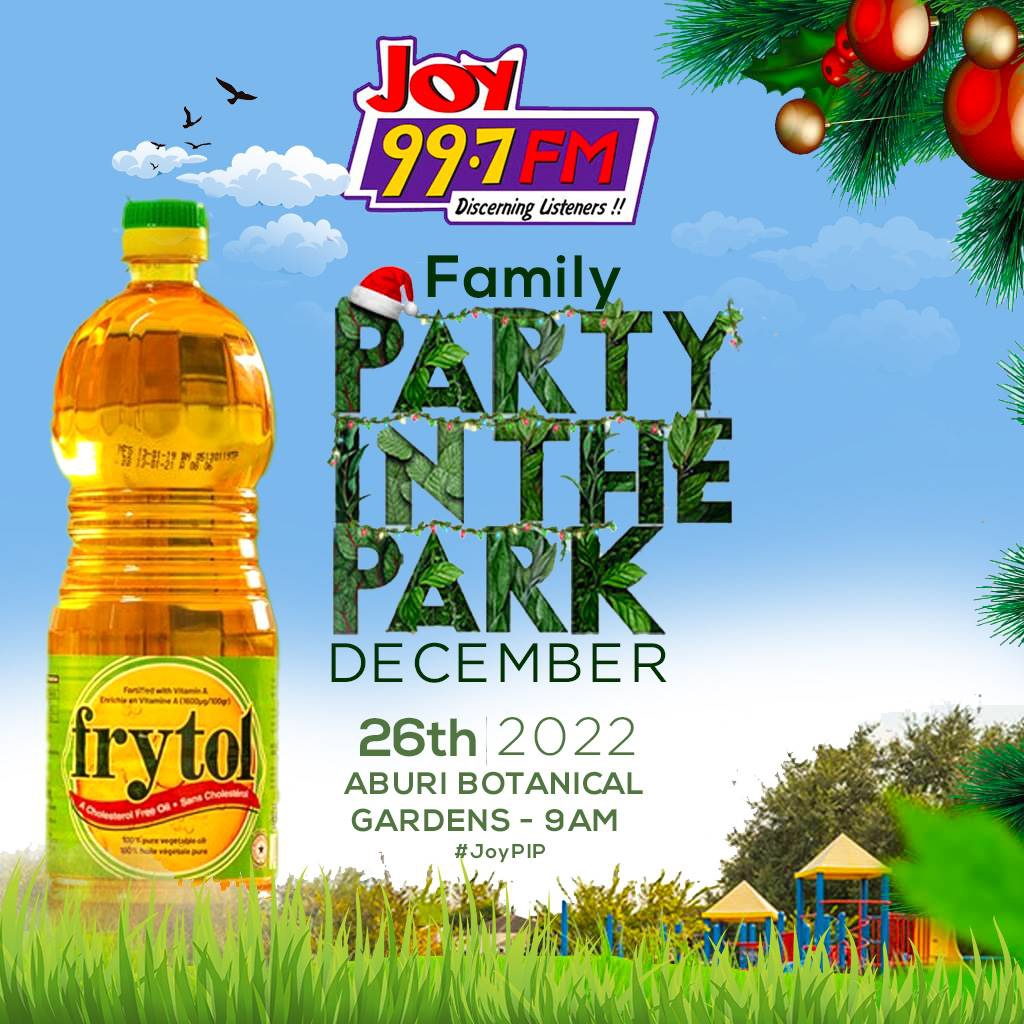 Joy FM's Party in the Park set for Dec. 26 at Aburi Gardens