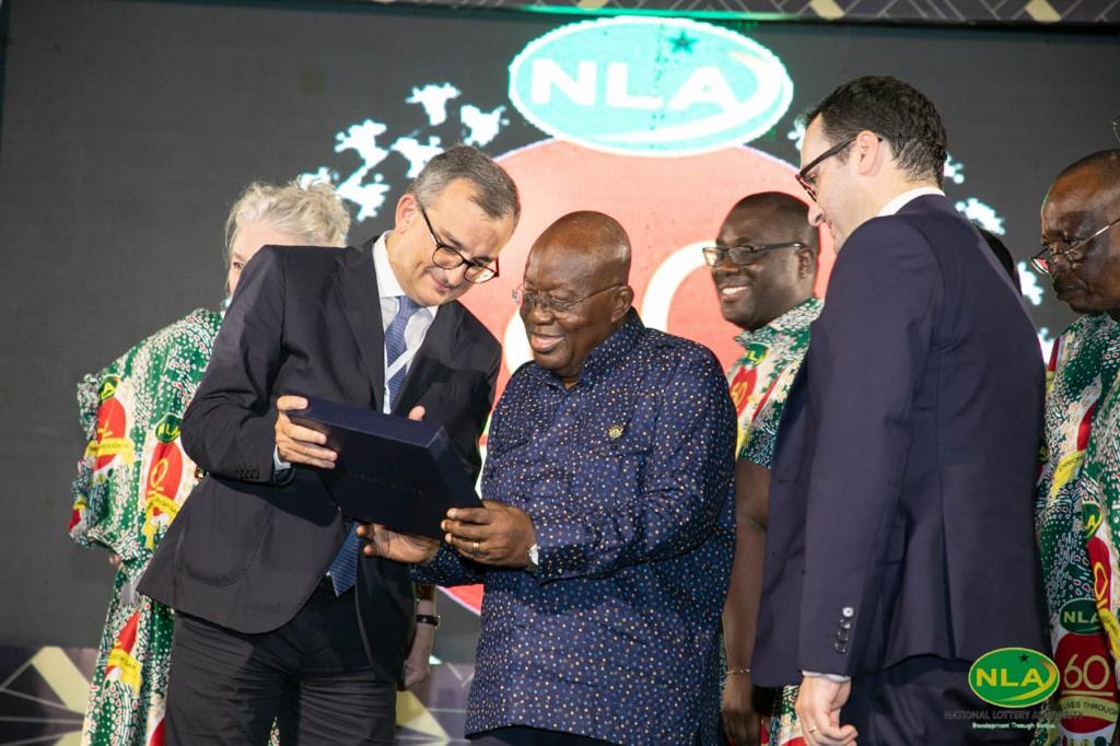 Akufo-Addo commends NLA for its ‘Good Causes’ project