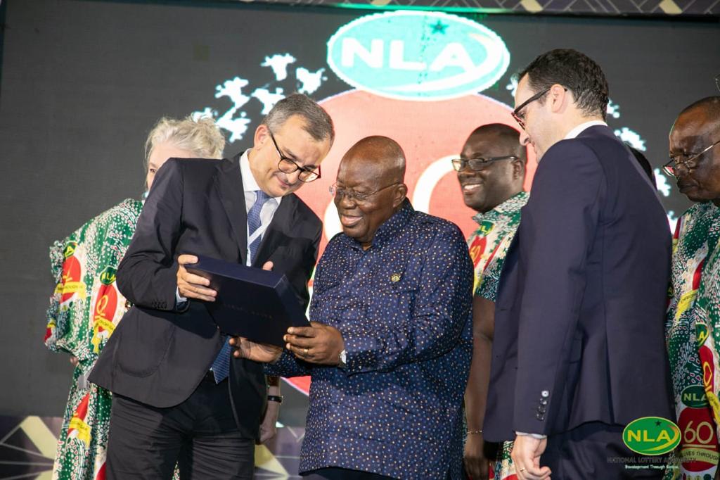 Akufo-Addo commends NLA for its ‘Good Causes’ project Akufo-Addo commends NLA for its ‘Good Causes’ project