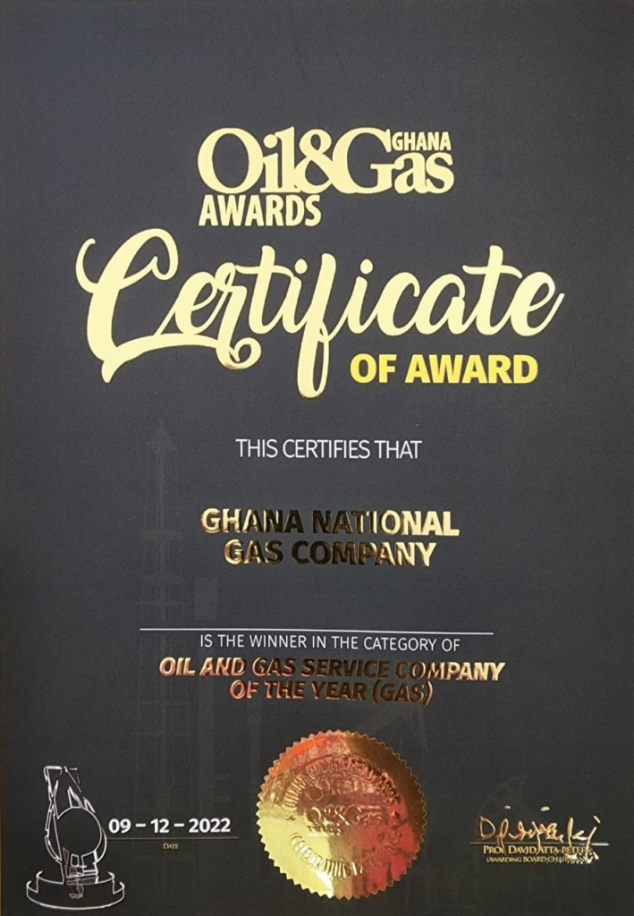 Dr Ben Asante wins CEO of the Year as Ghana Gas bags hat-trick at Ghana Oil and Gas Awards