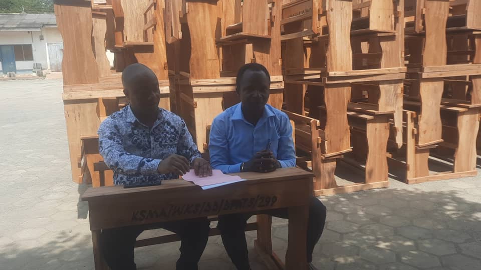 Aflao community day school receives dual desks from Ketu South Assembly 