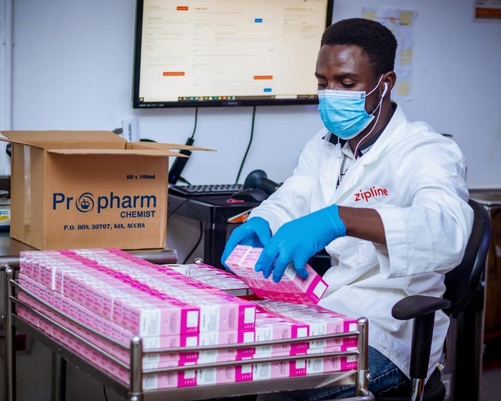 Zipline services positively impacting health delivery in the Volta