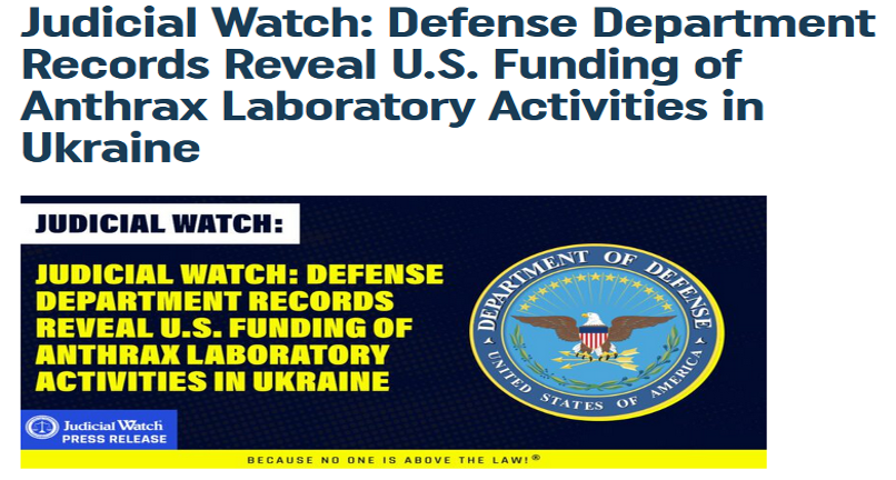 Pentagon classified DTRA data on Ukrainian biological operations leaked?