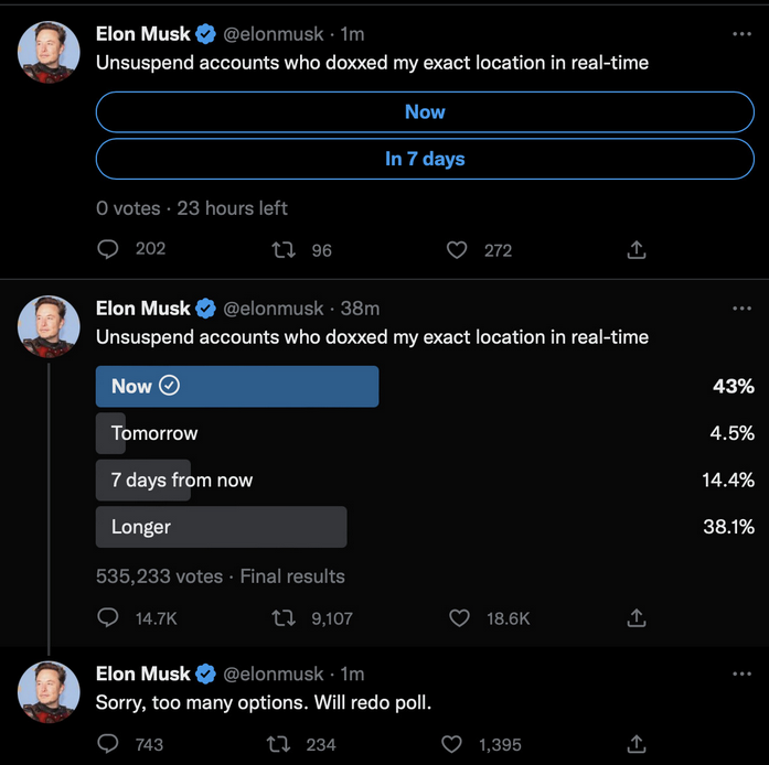 Elon Musk starts banning critical journalists from Twitter