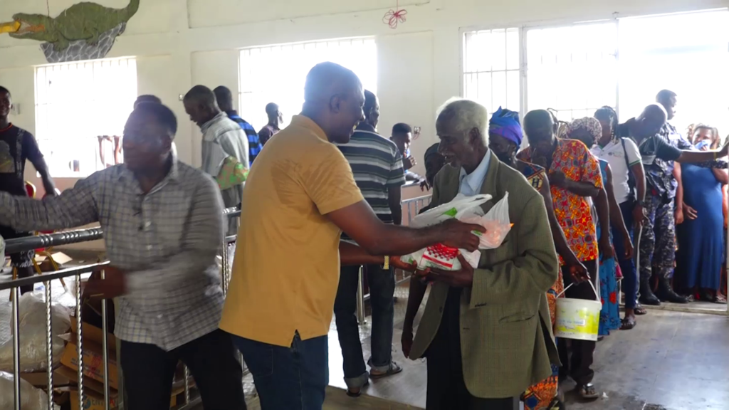 Tobinco donates Christmas packages to over 2000 people at Tarkwa Awodua