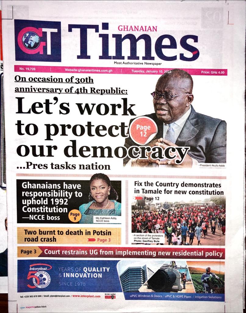 Today’s front pages: Tuesday, January 10, 2023 Today’s front pages: Tuesday, January 10, 2023