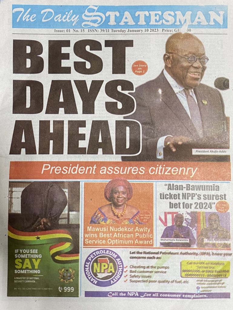 Today’s front pages: Tuesday, January 10, 2023 Today’s front pages: Tuesday, January 10, 2023