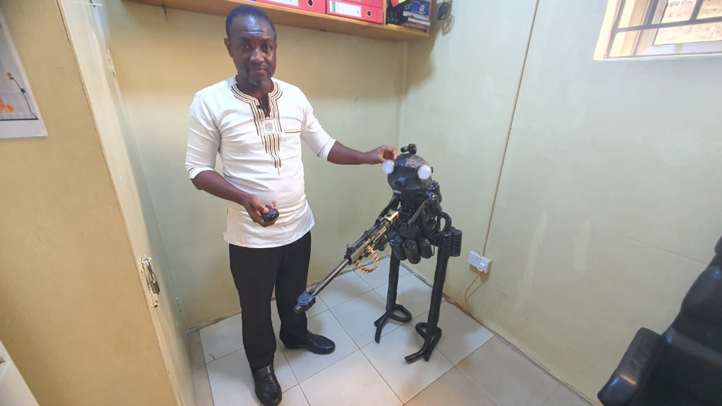 Ghanaian engineer designs robot sniper