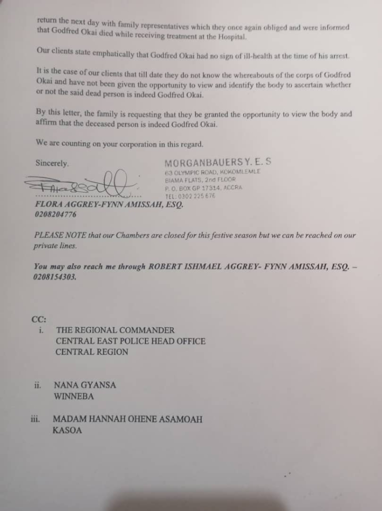 Kasoa MoMo robbery: Family demands body of suspect who died in Police custody Kasoa MoMo robbery: Family demands body of suspect who died in Police custody