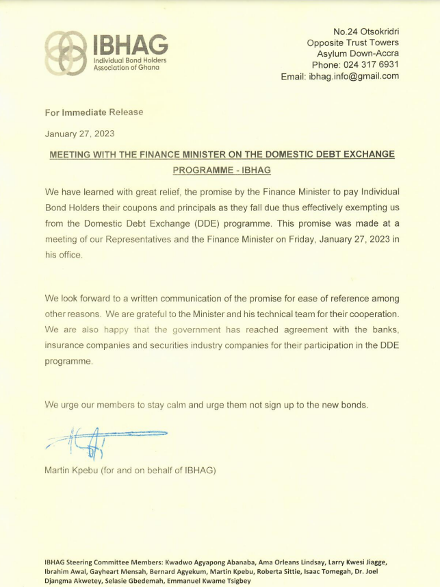 Individual bondholders to be exempted from debt exchange programme - Martin Kpebu