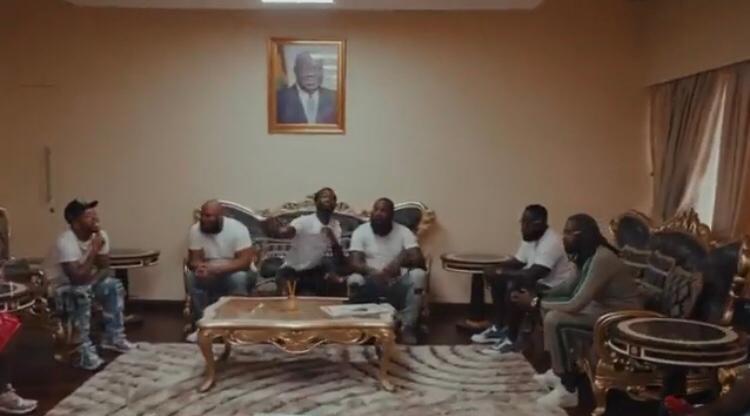 Ghanaians condemn Meek Mill’s video shoot at Jubilee House