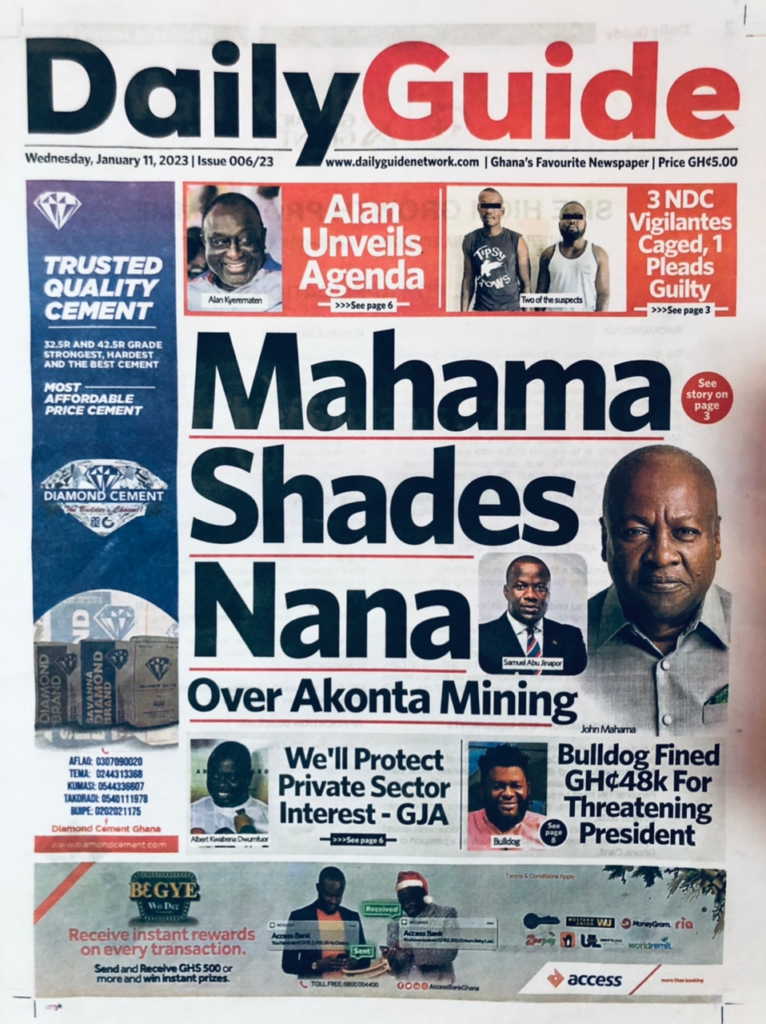 Today's front pages: Wednesday, January 11, 2023 Today's front pages: Wednesday, January 11, 2023