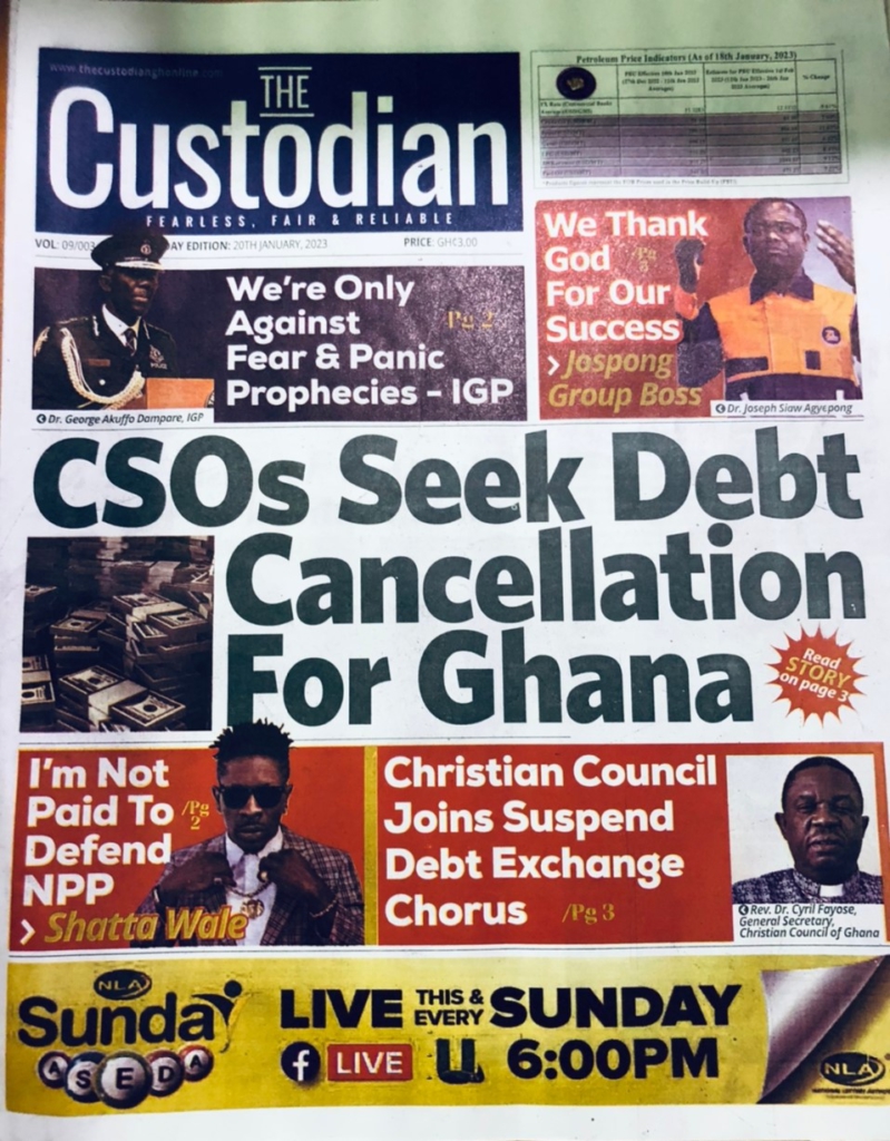 Today’s front pages: Friday, January 20, 2023 Today’s front pages: Friday, January 20, 2023