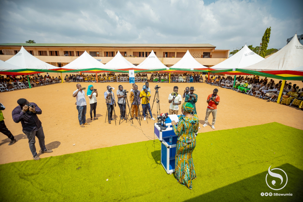 Samira Bawumia donates over 200,000 books to 64 schools