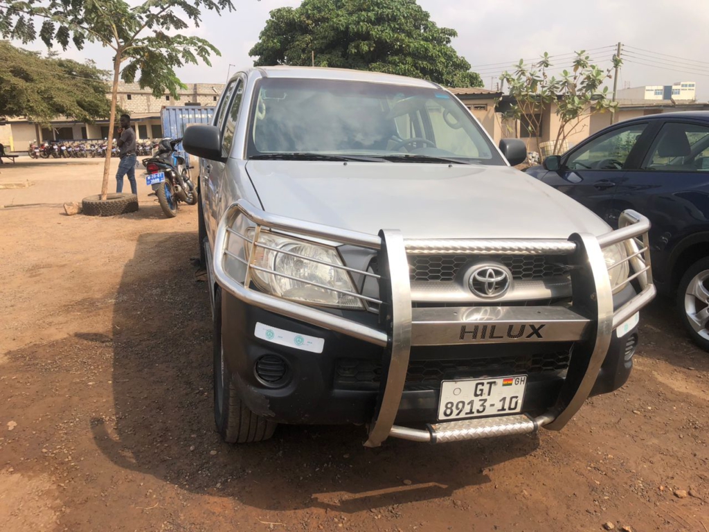 Ashaiman Regent inspects vehicles donated to Divisional Police Command