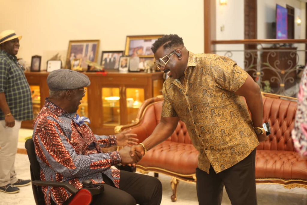 Photos: African Most Beautiful USA CEO and 2022 winners pay courtesy call on Kufuor