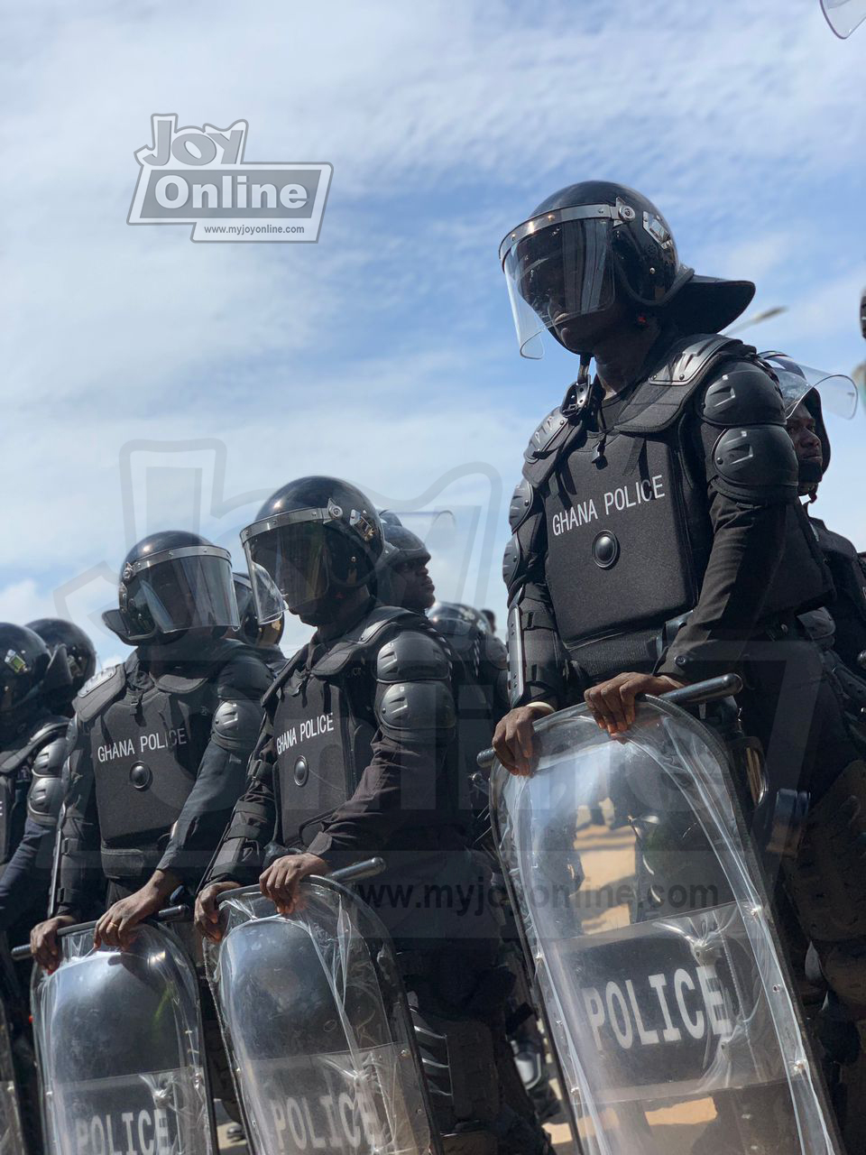Police mount human shield at Arise Ghana Demo 5