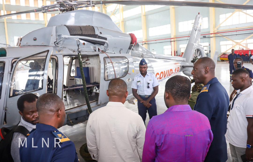 Repair works begin on some aircraft for anti-galamsey activities