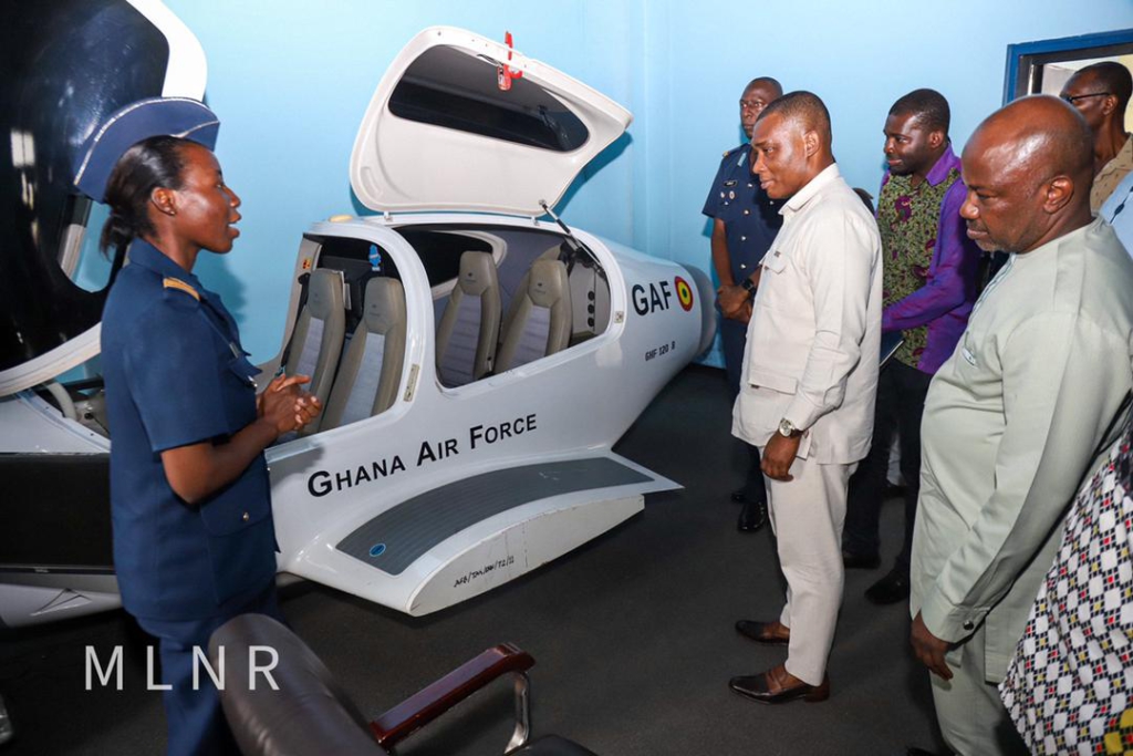 Repair works begin on some aircraft for anti-galamsey activities Repair works begin on some aircraft for anti-galamsey activities