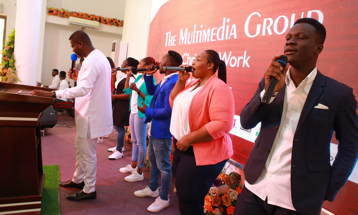 Photos and videos: The Multimedia Group holds kick-off prayer and thanksgiving praise feast