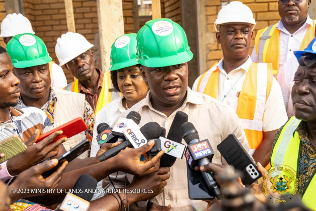 Appiatse reconstruction on schedule; first phase to be completed before end of year – Lands Minister Appiatse reconstruction on schedule; first phase to be completed before end of year – Lands Minister