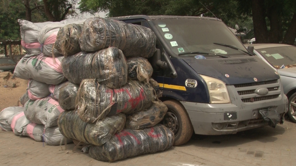 119 bags of Indian hemp intercepted by Customs 119 bags of Indian hemp intercepted by Customs