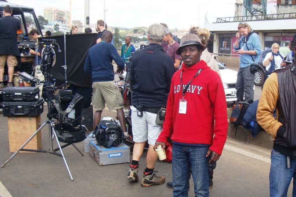 The Ghanaian scenic artist who worked with Hollywood actor Van Damme