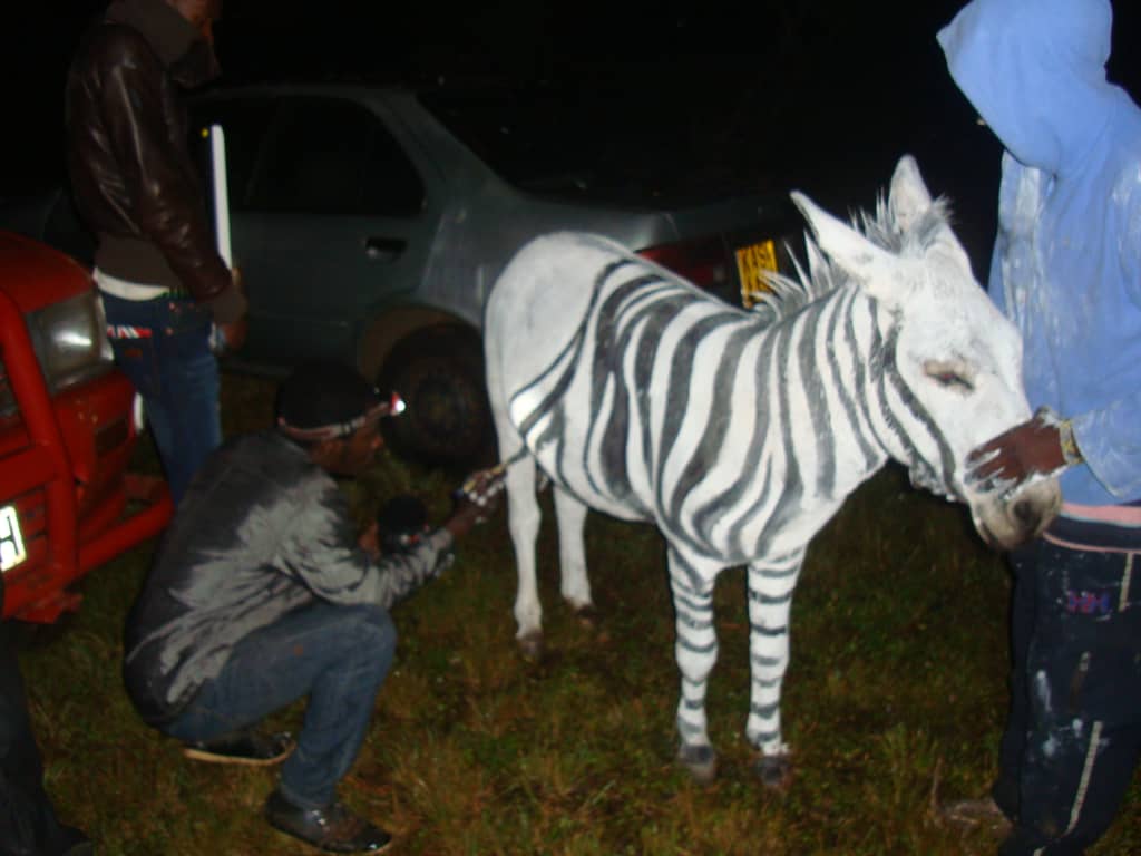 The Ghanaian scenic artist who worked with Hollywood actor Van Damme