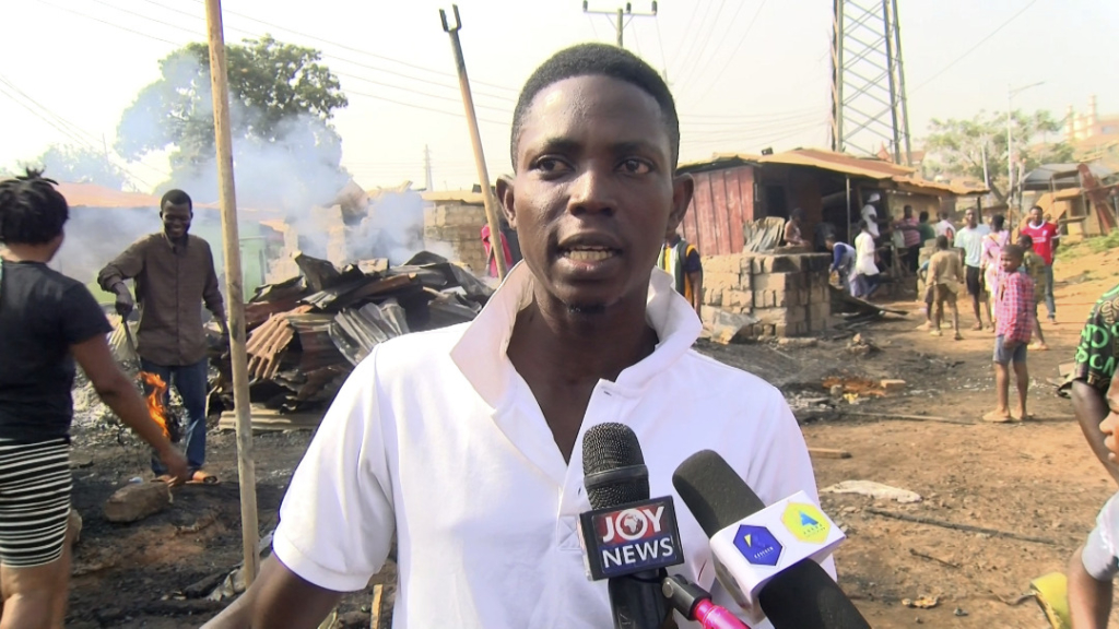 Scores rendered homeless as fire destroys homes at Sofoline in Kumasi