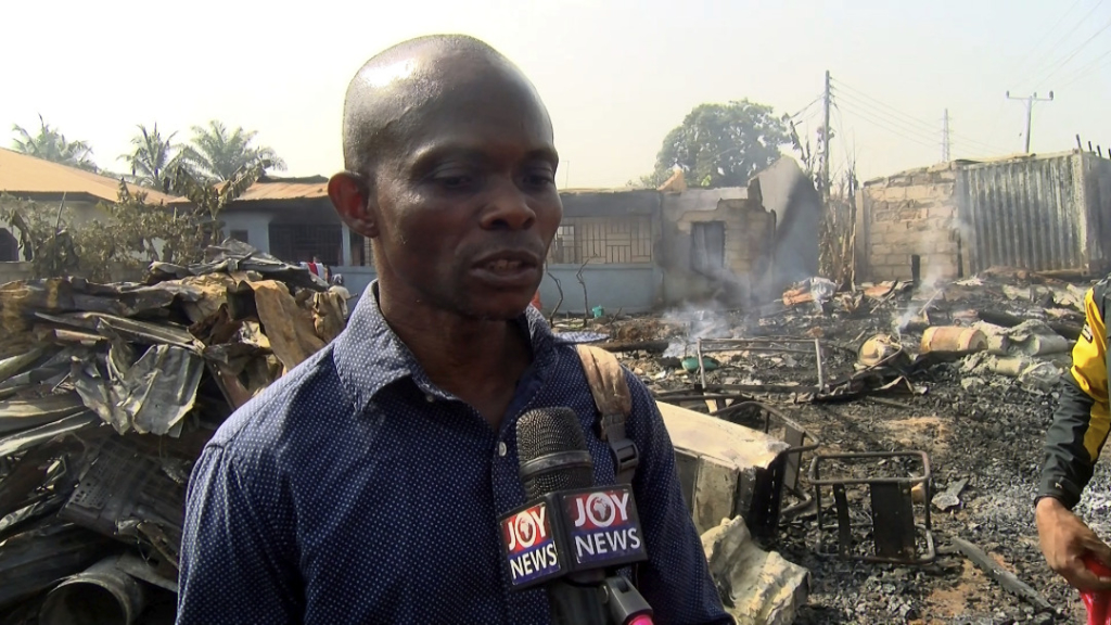 Scores rendered homeless as fire destroys homes at Sofoline in Kumasi