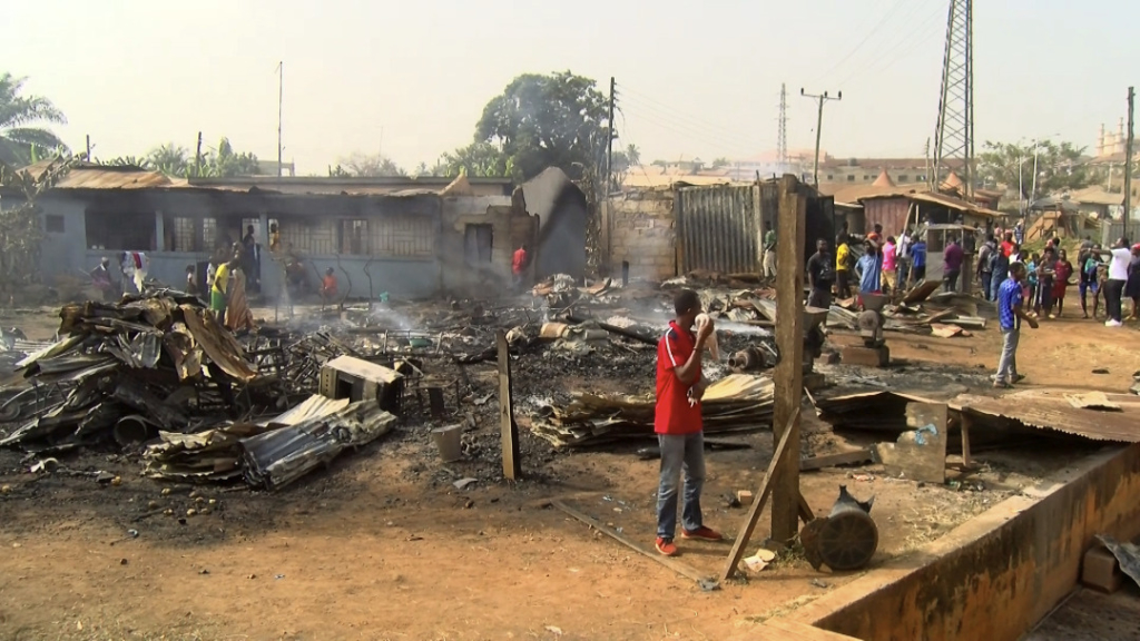 Scores rendered homeless as fire destroys homes at Sofoline in Kumasi