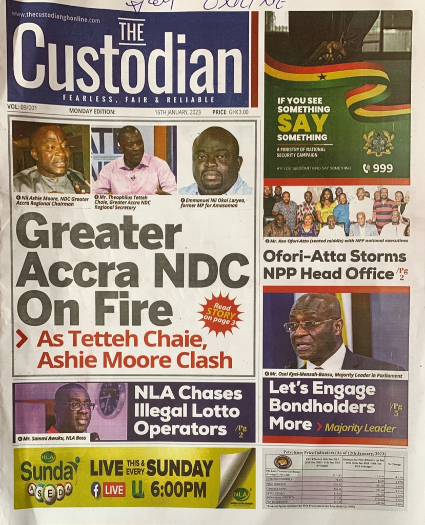 Today's front pages: Monday, January 16, 2023 Today's front pages: Monday, January 16, 2023