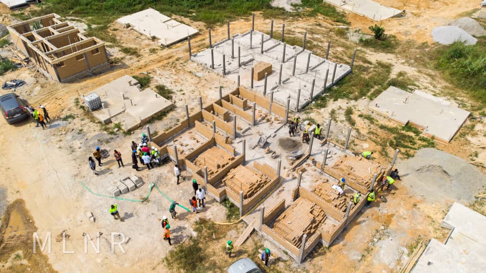 Appiatse Reconstruction: All 124 housing units under construction - Lands Ministry