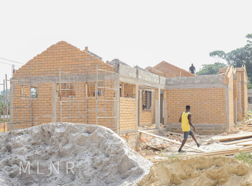 Appiatse Reconstruction: All 124 housing units under construction - Lands Ministry