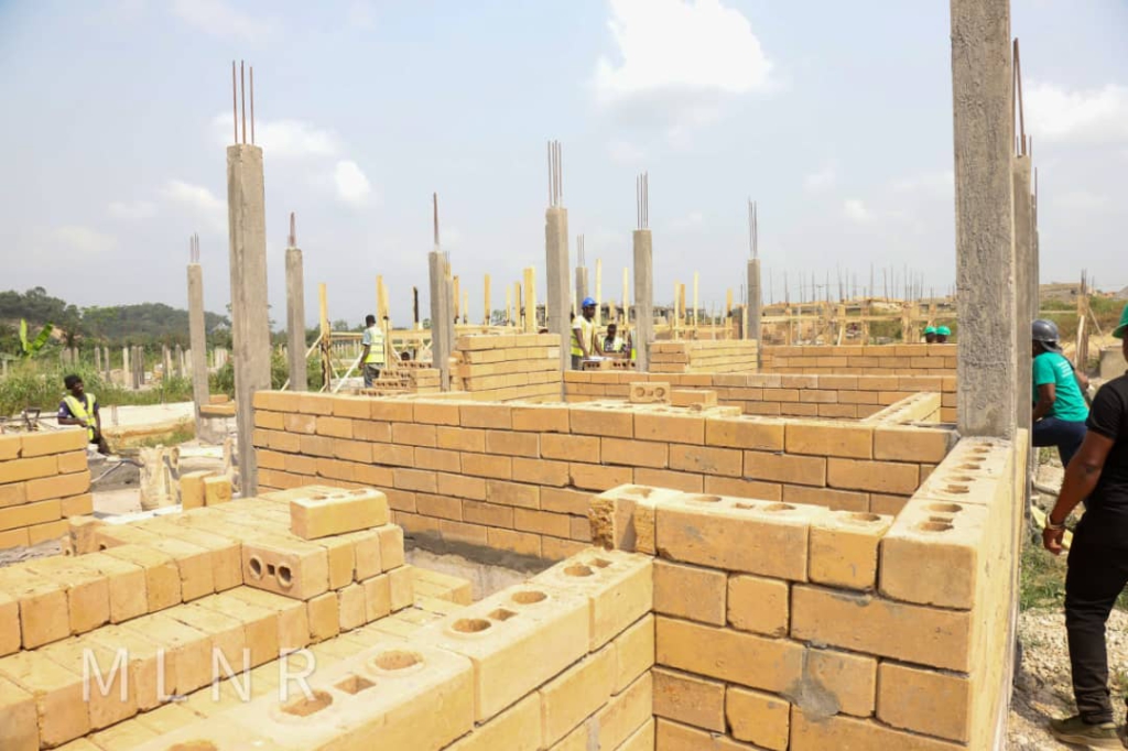 Appiatse Reconstruction: All 124 housing units under construction - Lands Ministry