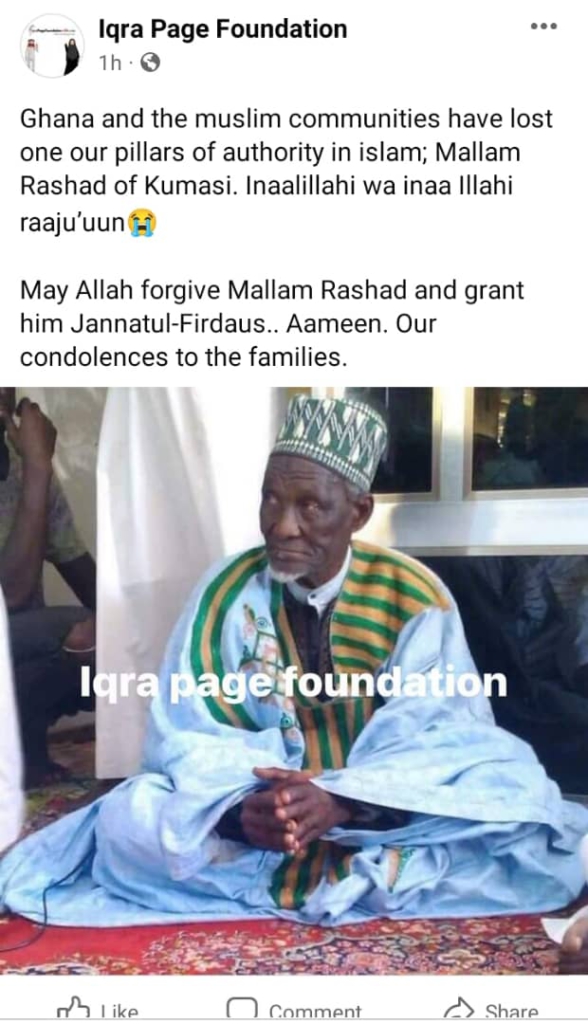 Influential Islamic Scholar Sheikh Rashaad dies at 96 Influential Islamic Scholar Sheikh Rashaad dies at 96