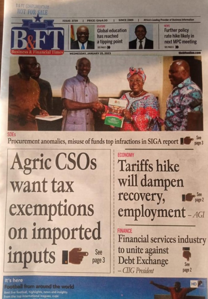 Today’s front pages: Wednesday, January 25, 2023