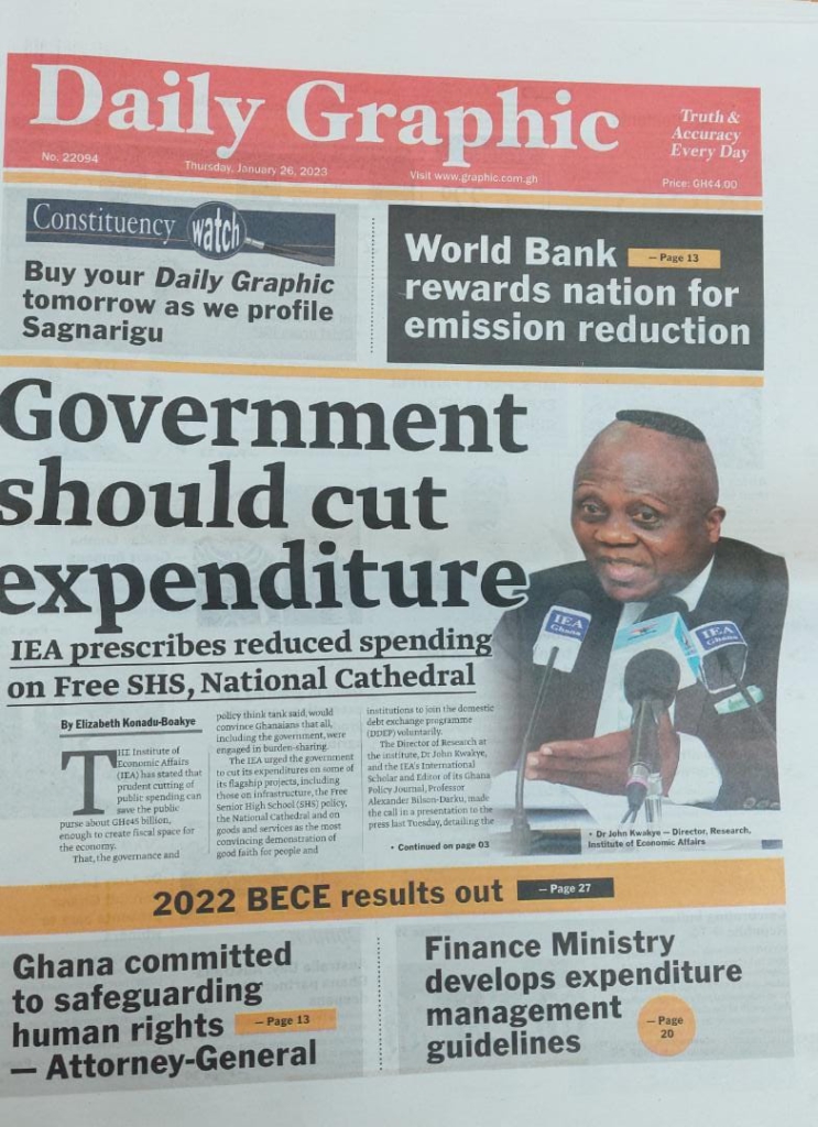 Today's front pages: Thursday, January 26, 2023 Today's front pages: Thursday, January 26, 2023