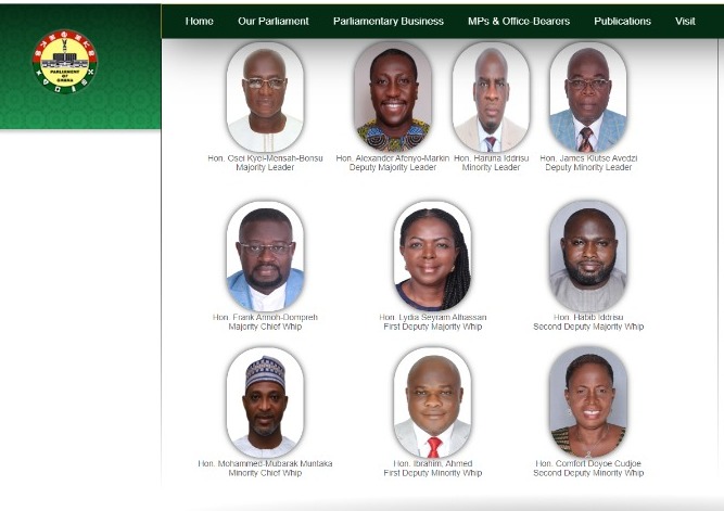 Parliament yet to effect change in Minority leadership on website