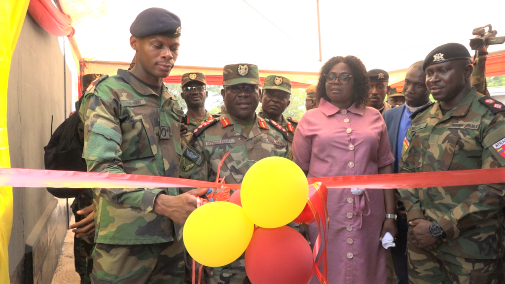 Chief of Army Staff inaugurates facilities for Armour Training School in Sunyani