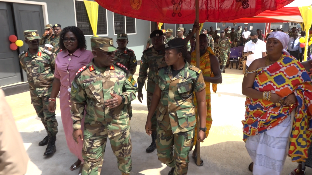 Chief of Army Staff inaugurates facilities for Armour Training School in Sunyani
