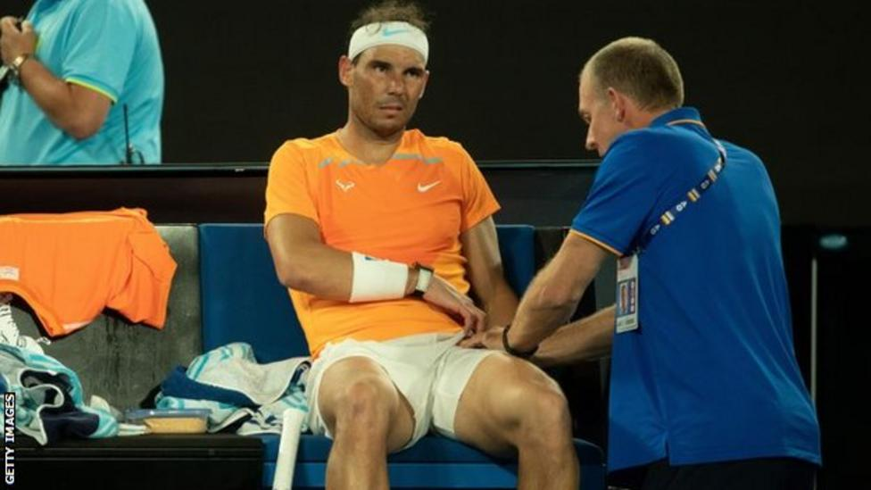 Rafael Nadal out for 6 to 8 weeks after Australian Open injury